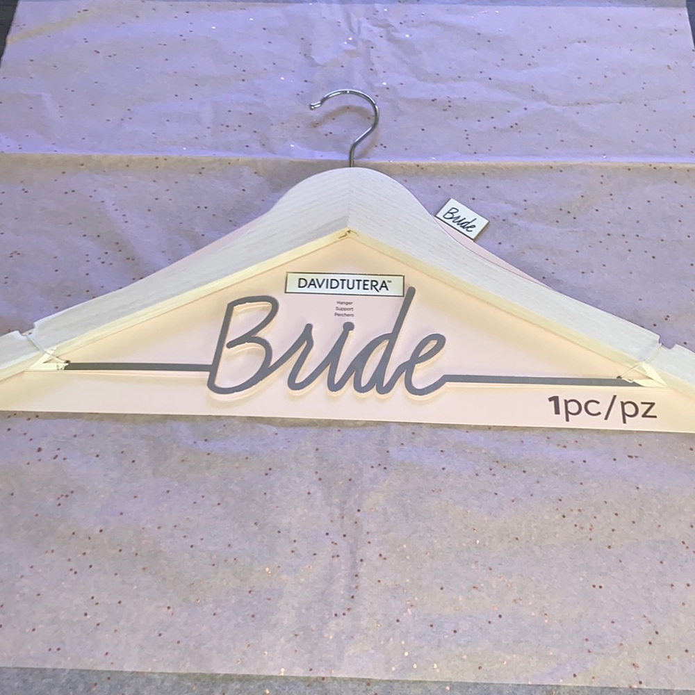 Bride dress hanger